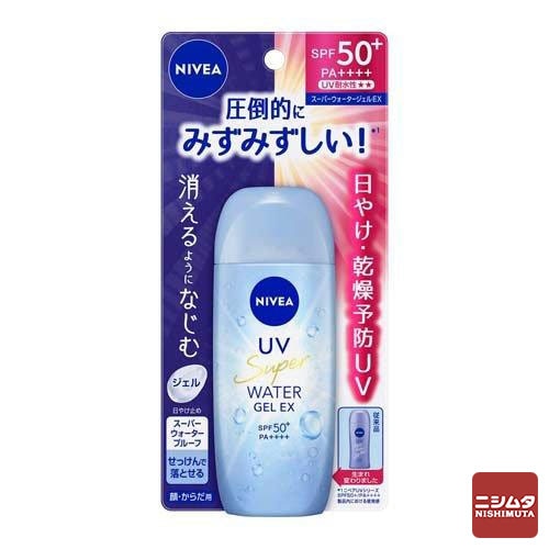 花王 ニベア UV ウォータージェルEX 80g 50+50+UV UVカット 日焼け止め