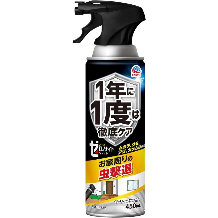 EARTH(アース)  ゼロノナイト イヤな虫用 ジェット 害虫駆除スプレー 450ml