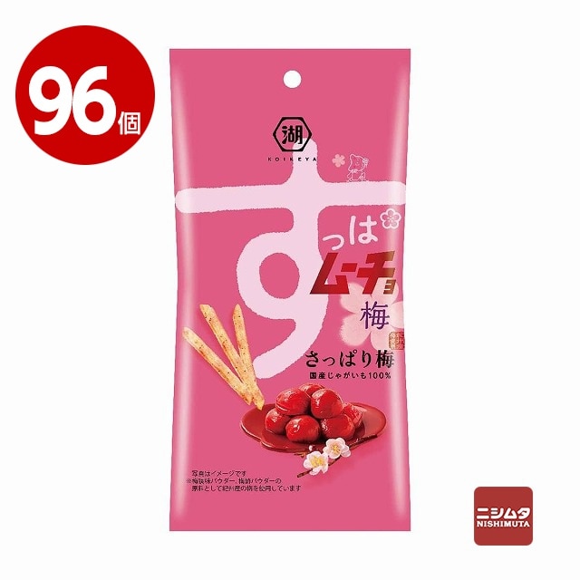 湖池屋　スリムバッグ　スティックすっぱムーチョ　さっぱり梅　34g×96個【送料無料】
