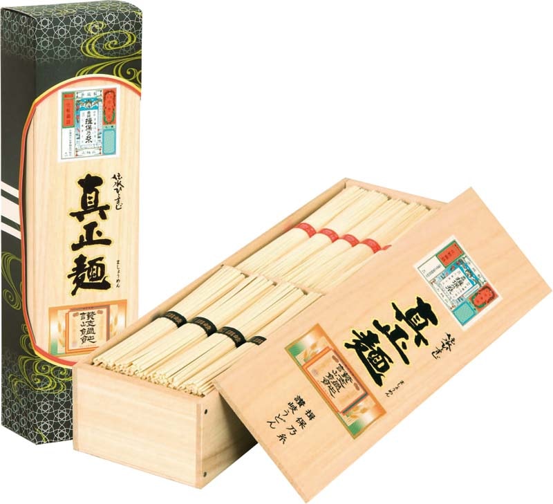 2025夏ギフト 真正麺 揖保乃糸手延素麺・讃岐うどん詰合せ 【送料無料】 2025年 gift 夏 ギフト お中元 贈り物 プレゼント 1087 MSM-60A