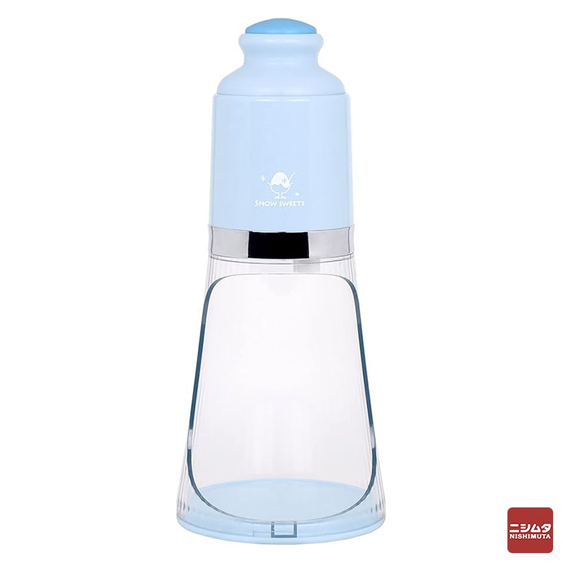 電響社 電動かき氷器 DSI-W100P-BL ゼピール ZEPEAL かき氷機 電動 製氷カップ2個付 氷の細かさ2段階調整 かき氷