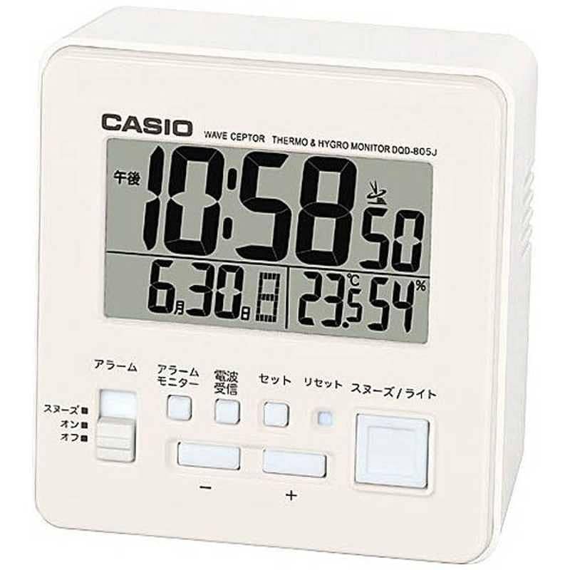 カシオ 電波目覚まし時計 DQD-805J-7JF