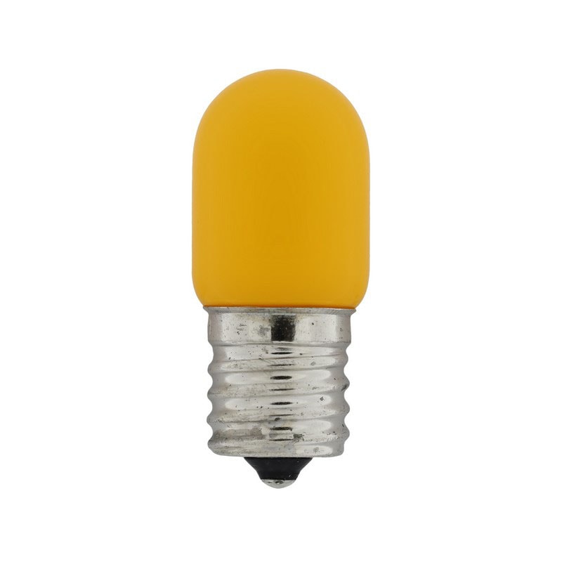 エルパ(ELPA) LED装飾用電球 ナツメ球形 E17 イエロー LDT1Y-G-E17-G113