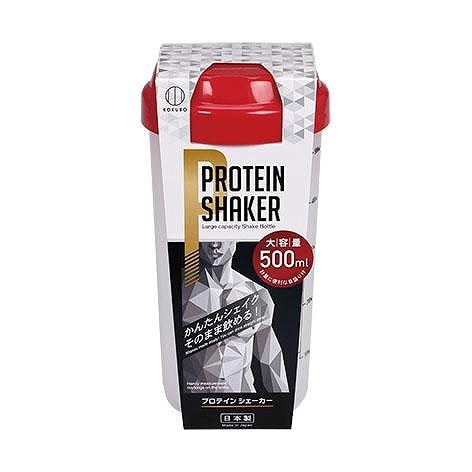 小久保工業所 プロテインシェーカー レッド 500ml KH-075