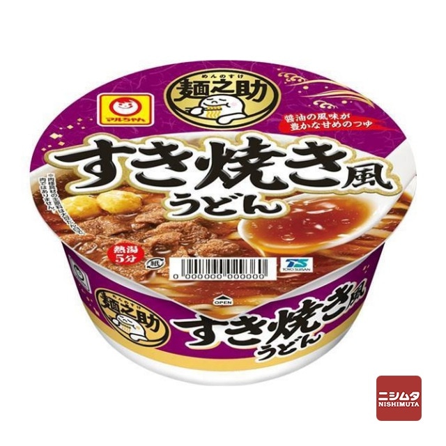 東洋水産　マルちゃん　麺之助　すき焼き風うどん　80g　カップうどん　即席めん【ｍ特】