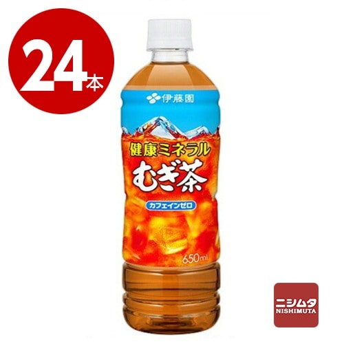 伊藤園　健康ミネラルむぎ茶　650ml×24本　ペットボトル　麦茶 【ｍ特】