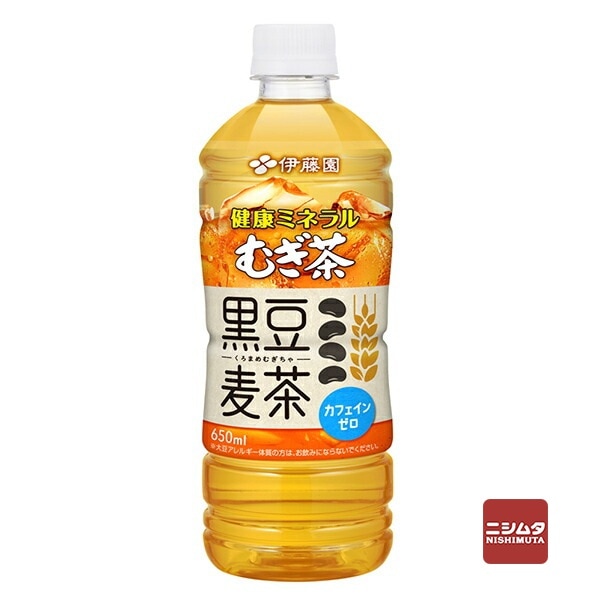 伊藤園　健康ミネラルむぎ茶　黒豆麦茶　650ml　ペットボトル【ｍ特】