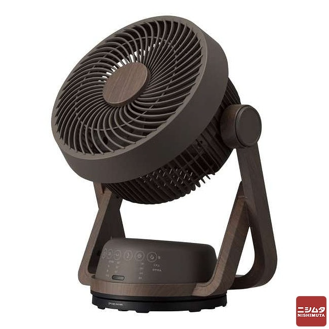 ドウシシャ 【新品・外箱に少々難あり】　木目調 DCサーキュレーター ダークウッド FCX-193D DW DC サーキュレーター