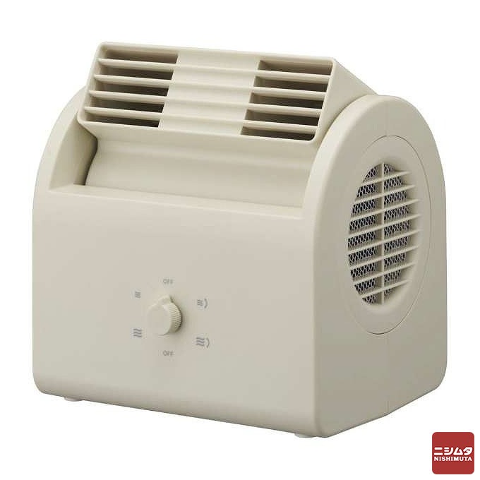 ドウシシャ 【新品・外箱に少々難あり】　上下自動首振り機能付 デスクファン ホワイト FSX-85 WH ポータブル ファン 扇風機