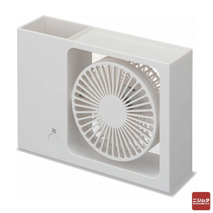 ドウシシャ 【新品・外箱に少々難あり】　ペンスタンドファン ホワイト FSV-82U WH ファン 扇風機 コンパクト