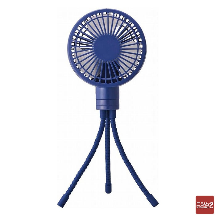 ドウシシャ 【新品・外箱に少々難あり】　お出かけファン ネイビー FSW-92B NV ファン 扇風機 コンパクト