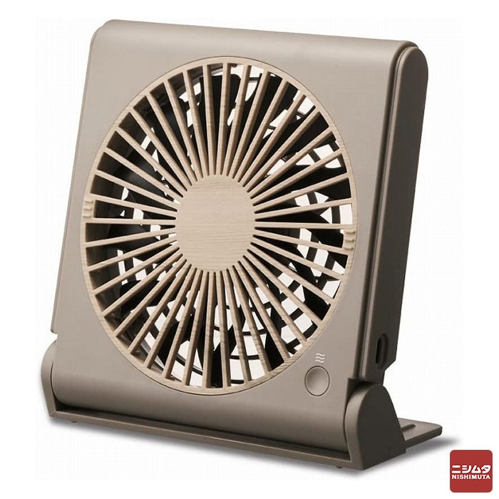ドウシシャ 【新品・外箱に少々難あり】　スリムコンパクトファンLite ナチュラルウッド FSY-1081U N ファン 扇風機 コンパクト
