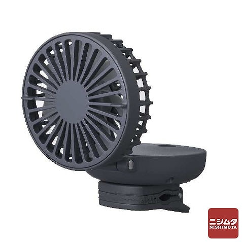 ドウシシャ 【新品・外箱に少々難あり】　コンパクトファン ミニクリ グレ－ FSV-61B GY ポータブル ファン 扇風機