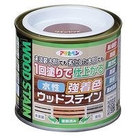 アサヒペン 水性強着色 ウッドステイン ワインレッド 1／5L