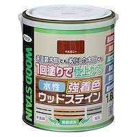 アサヒペン 水性強着色 ウッドステイン マホガニー 1.6L