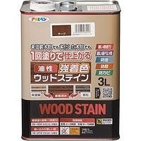 アサヒペン 油性強着色 ウッドステイン　チーク 3L