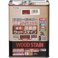 アサヒペン 油性強着色 ウッドステイン　マホガニー 3L