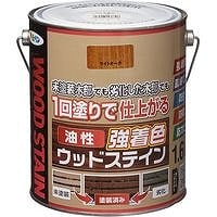 アサヒペン 油性強着色 ウッドステイン　ライトオーク 1.6L