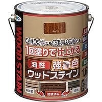 アサヒペン 油性強着色 ウッドステイン　チーク 1.6L