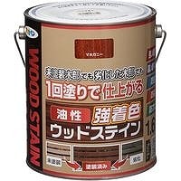 アサヒペン 油性強着色 ウッドステイン　マホガニー 1.6L