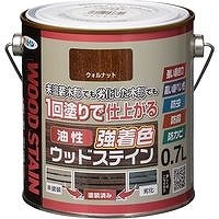 アサヒペン 油性強着色 ウッドステイン　ウォルナット 0.7L