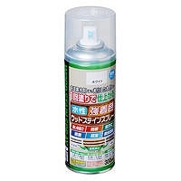 アサヒペン 水性強着色 ウッドステインスプレーホワイト 300ml