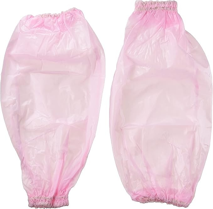 【アウトレット】 数量限定 ビニール腕カバー ピンク U-07 F