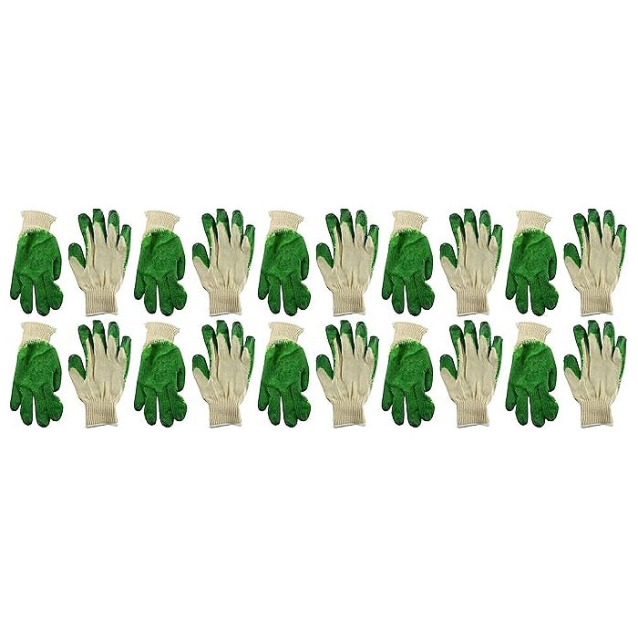 【アウトレット】 数量限定 N3560 業務用ゴム引き手袋 10P-G