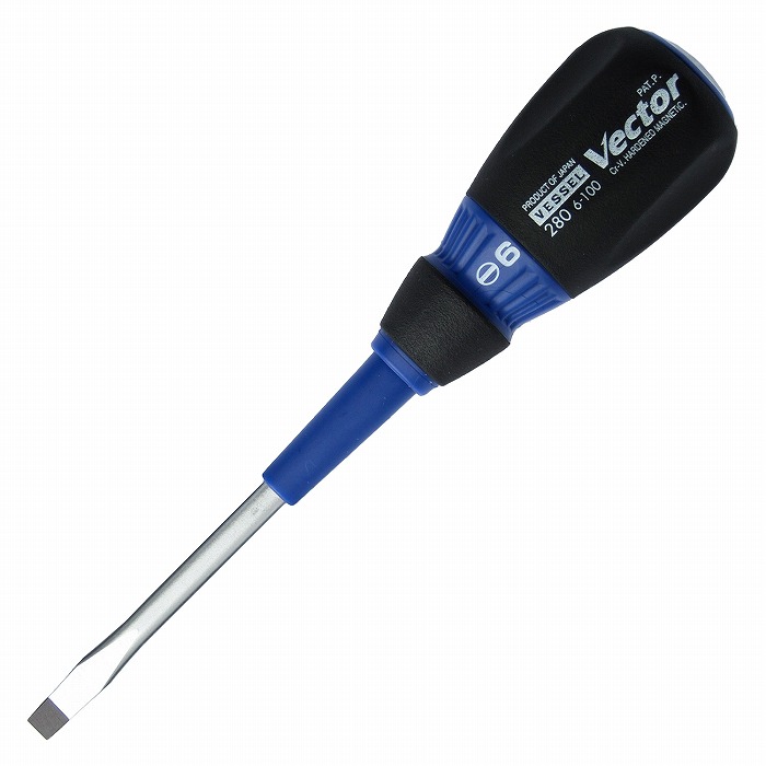 【アウトレット】 数量限定 ベッセル ベクトル貫通ドライバー B280 -6×100