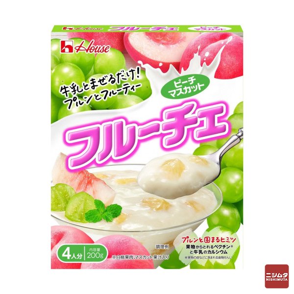ハウス食品　フルーチェ　ピーチマスカット　200g