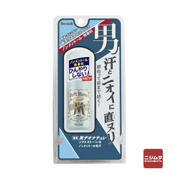 【医薬部外品】シービック　デオナチュレ　男ソフトストーンＷ　ノンメントール処方　20g