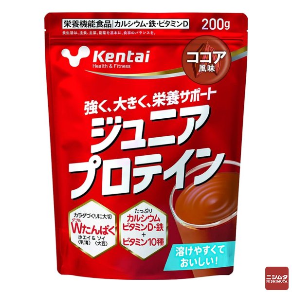 Kentai(ケンタイ) ジュニアプロテインココア風味 200g　栄養機能食品