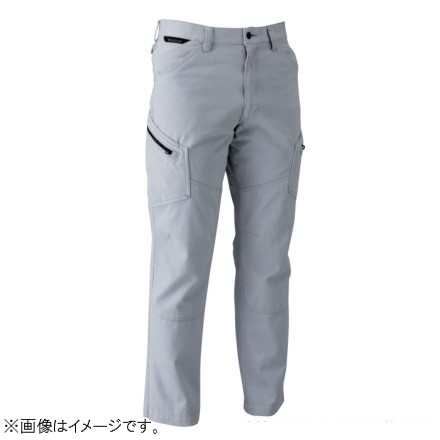 【アウトレット】　在庫処分　個数限定　売り尽くし　おしゃれな作業服　綿100％　ストレッチデニム　藤和 TS DESIGN 5114 カーゴパンツ シルバー 4Ｌ