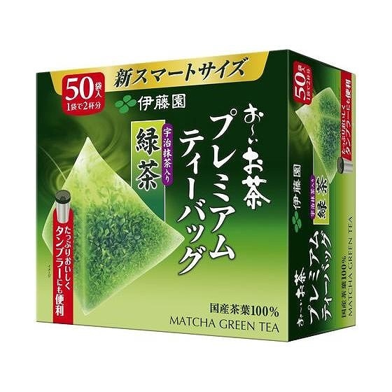 伊藤園 お～いお茶 プレミアムティーバッグ 宇治抹茶入り緑茶 50袋