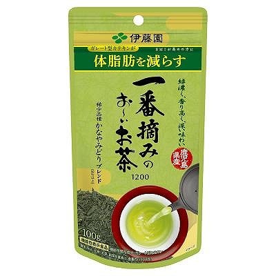伊藤園 一番摘みのお～いお茶 かなやみどりブレンド 100g