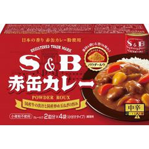 エスビー S&B 赤缶カレーパウダールウ 152g