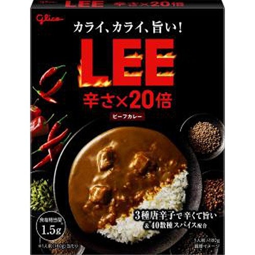 江崎グリコ ビーフカレ ーLEE 辛さ×20倍 180g