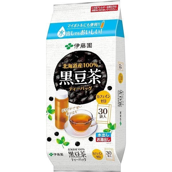 伊藤園 北海道産100％ 黒豆茶ティーバッグ 30袋