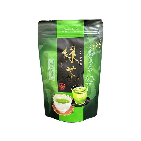 古市製茶　こころなごむ　緑茶ティーバッグ　90g（3gｘ30袋）　知覧茶　一番摘み使用