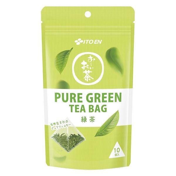 伊藤園 お～いお茶 PURE GREEN ティーバッグ 10袋