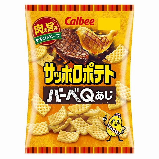 カルビー　サッポロポテト　バーべＱあじ　72g