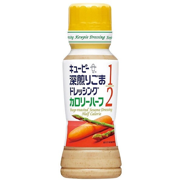 キユーピー 深煎りごまドレッシングカロリーハーフ 180ml 【ｍ特】