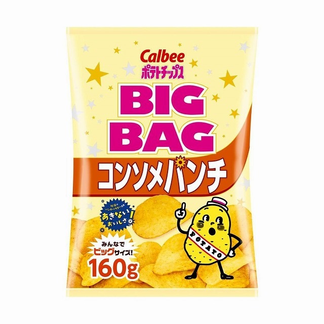 カルビー　ＢＩＧＢＡＧ　ポテトチップス　コンソメパンチ　160g