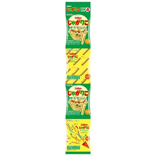 カルビー　じゃがりこ　サラダｂｉｔｓ4　56g（14g×4袋）
