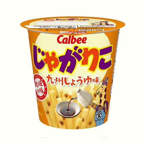 カルビー　じゃがりこ　九州しょうゆ味　52g