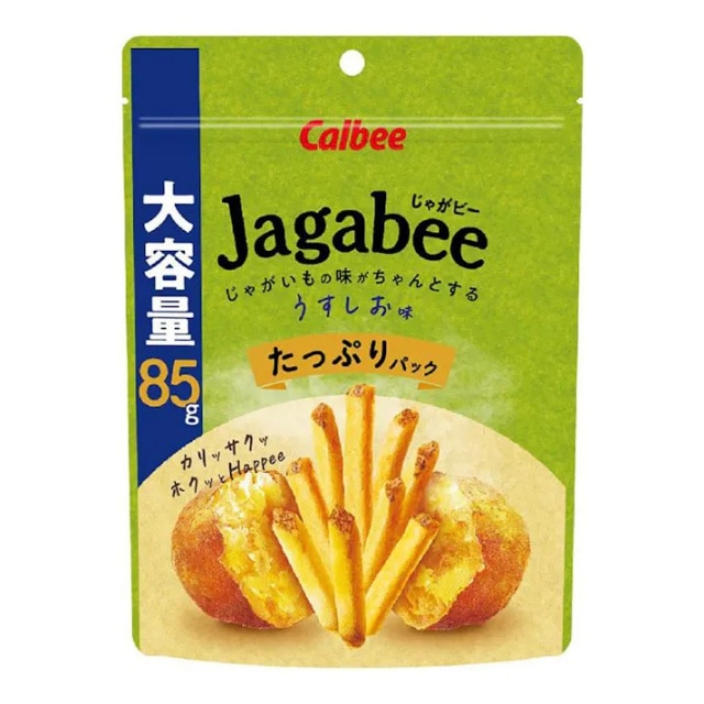 カルビー　Ｊａｇａｂｅｅ　うすしお味　たっぷりパック　85g