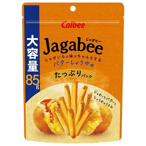カルビー　Ｊａｇａｂｅｅ　バターしょうゆ味　たっぷりパック　85g