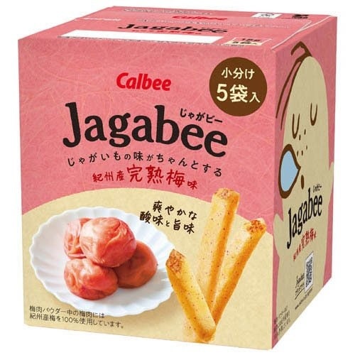 カルビー　Ｊａｇａｂｅｅ　紀州産完熟梅味　75g（15g×5袋）