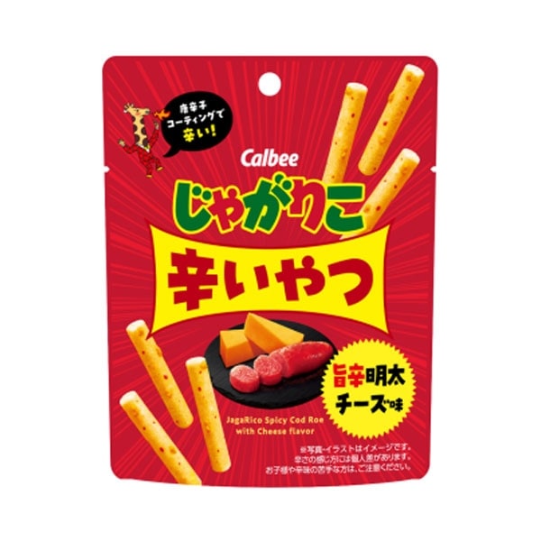 カルビー　じゃがりこ辛いやつ　旨辛明太チーズ味　38g