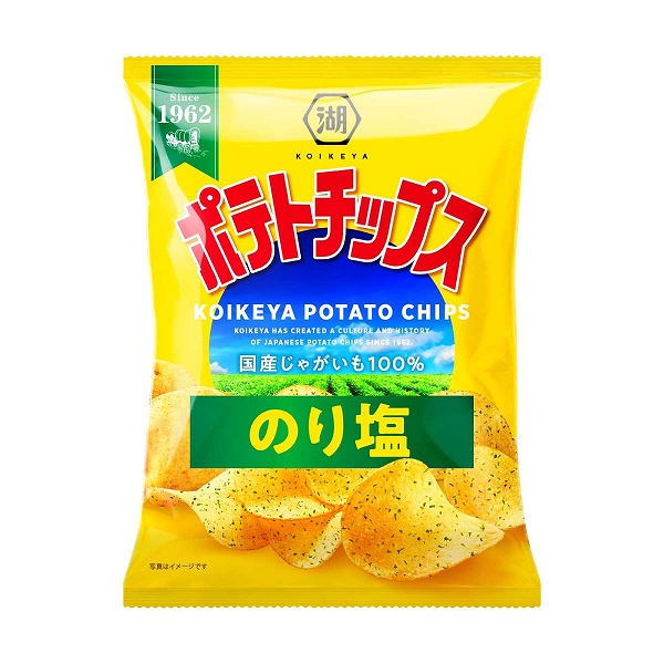湖池屋　ポテトチップス　のり塩　55g 【ｍ特】